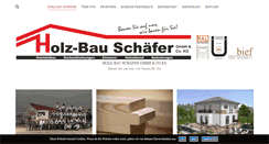 Desktop Screenshot of holz-bau-schaefer.de